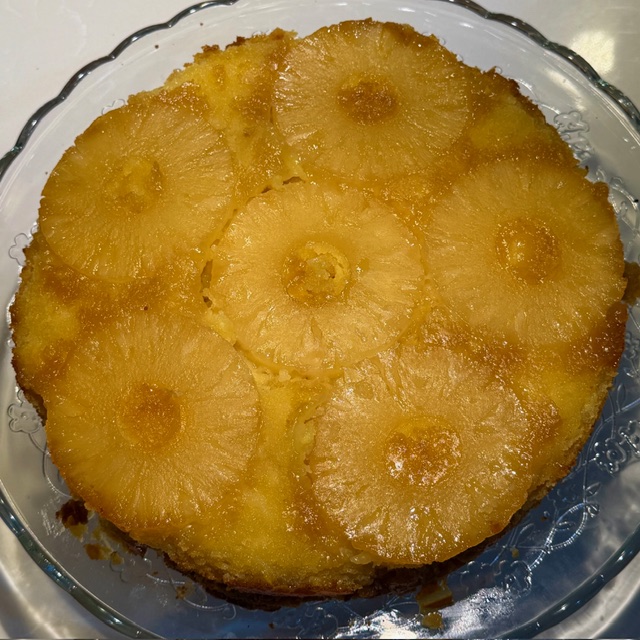 PINEAPPLE UPSIDE DOWN&nbsp;CAKE